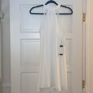 Detailed White Dress
